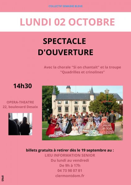 Spectacle d'ouverture